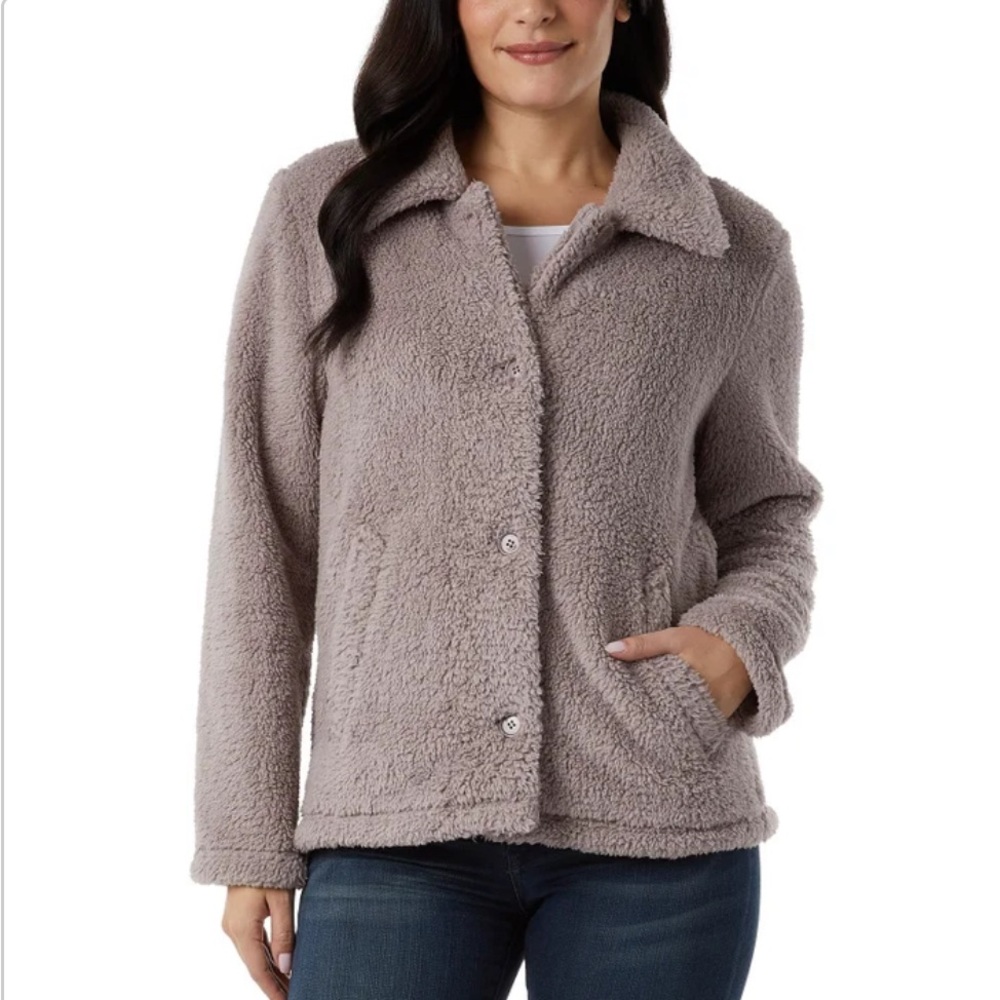 Women's Cozy Sherpa Jacket NWT